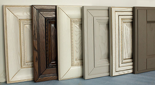 Образцы фасадов из массива дерева