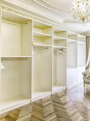 Классическая гардеробная Барро