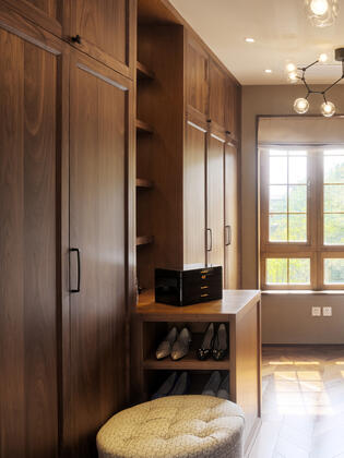 Классическая гардеробная Лангон